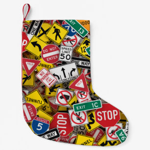 Petite Chaussette De Noël Enseignant de la conduite Collage des panneaux de 