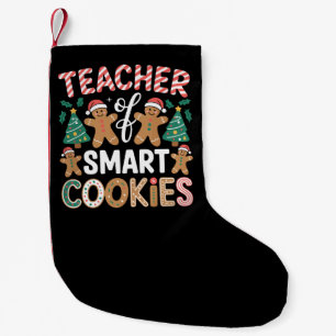 Petite Chaussette De Noël Enseignant De Noël Des Cookies Intelligents