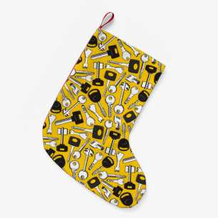 Petite Chaussette De Noël Ensemble de clés Arrière - plan