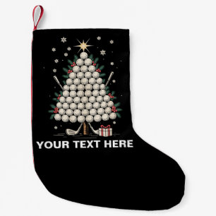 Petite Chaussette De Noël Équipement de golf personnalisé pour l'arbre de No