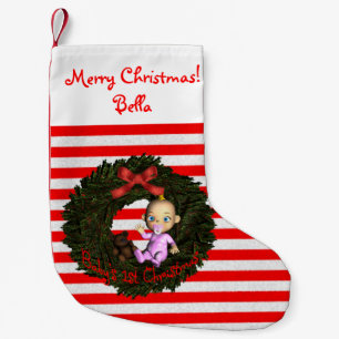 Petite Chaussette De Noël Ęr Noël du bébé