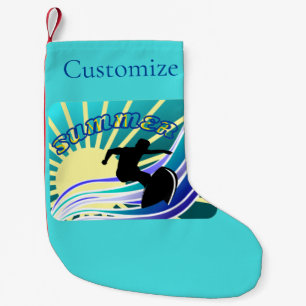 Petite Chaussette De Noël Été Surf Fun Thunder_Cove
