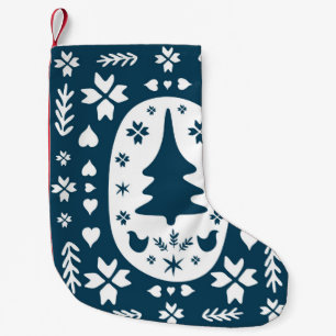 Petite Chaussette De Noël Europe Joyeux Noël folk doodart avec feu