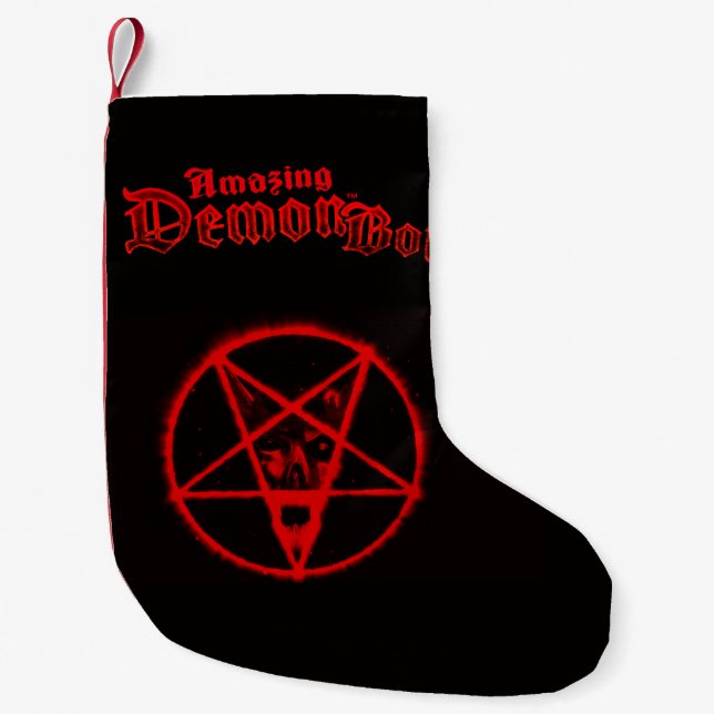 Petite Chaussette De Noël Extraordinaire Demon Boy Soul Black (Devant)