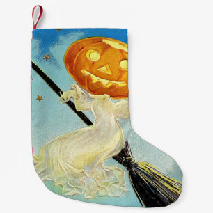 Petite Chaussette De Noël Falln Happy Halloween sorcière Citrouille