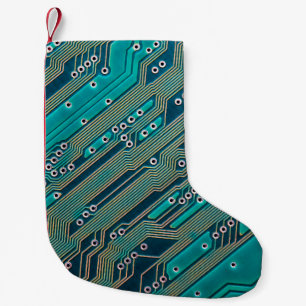 Petite Chaussette De Noël Fermeture de la carte de circuits électroniques. a