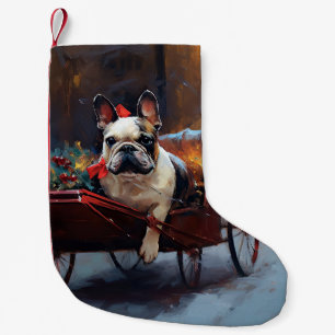 Petite Chaussette De Noël Festin de Noël de Bulldog en France