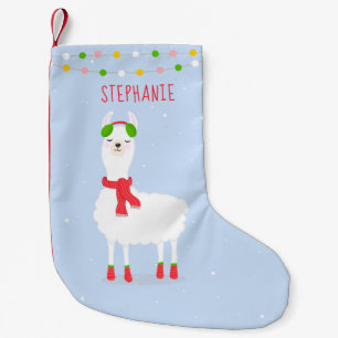 Petite Chaussette De Noël Festive Llama Noël Petite prise de Noël