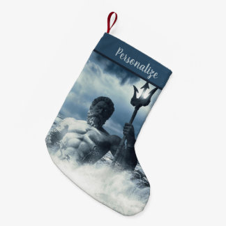 Petite Chaussette De Noël Fête de Noël du dieu grec Poséidon