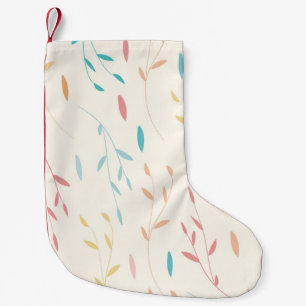 Petite Chaussette De Noël feuille d'arbre