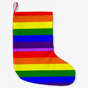 Petite Chaussette De Noël Fier arc-en-ciel - Réservation de Noël