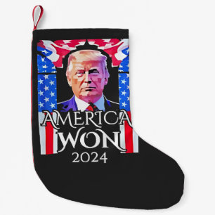 Petite Chaussette De Noël Fière Maga Trump américain remporte le Jour de l'I