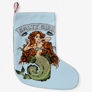 Petite Chaussette De Noël Fille salée