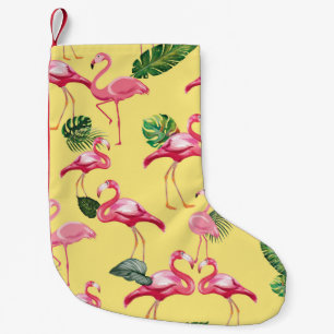 Petite Chaussette De Noël Flamants roses Love Motif 3