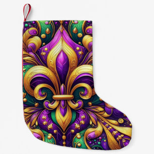Petite Chaussette De Noël fleur de lis