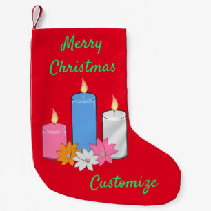 Petite Chaussette De Noël Fleurs de bougie Lit Thunder_Cove 