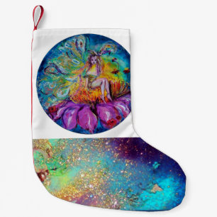 PETITE CHAUSSETTE DE NOËL FLEURS FAIRY DANS LA NUIT