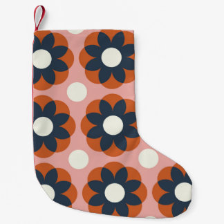 Petite Chaussette De Noël Flore scandinave : Design Vintage sans joint
