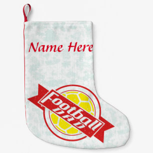 Petite Chaussette De Noël Football papa personnalisé Noël Stocker