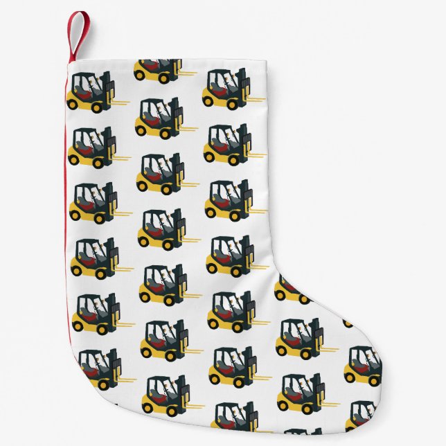 Petite Chaussette De Noël Forklift (Devant)