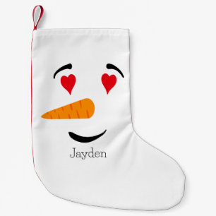 Petite Chaussette De Noël Frosty le bonhomme de neige en amour