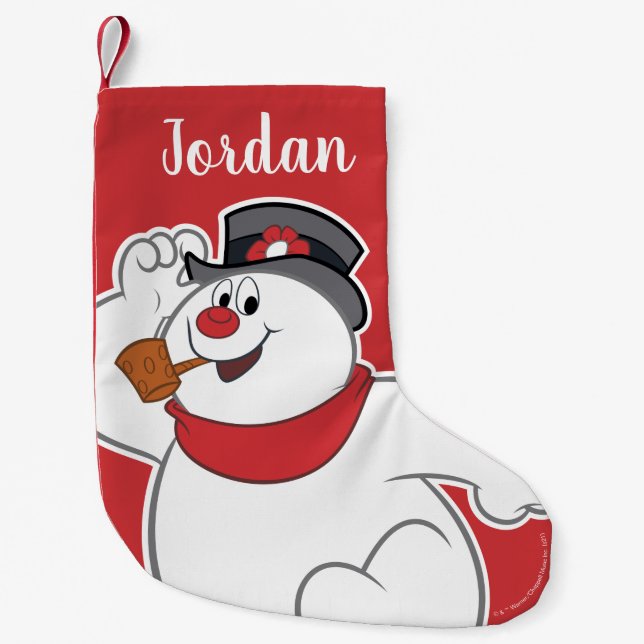 Petite Chaussette De Noël Frosty the Snowman™ | Je ne fais pas l'été (Devant)