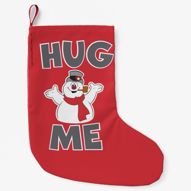 Petite Chaussette De Noël Frosty the Snowman™ | Me serrer dans mes bras (Devant)