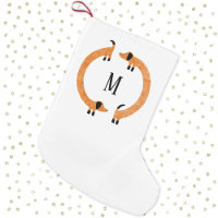 Funny Dachshund Saucisse Chien Monogramme
