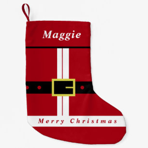 Petite Chaussette De Noël Funny Père Noël Christmas Stocker Nom personnalisé