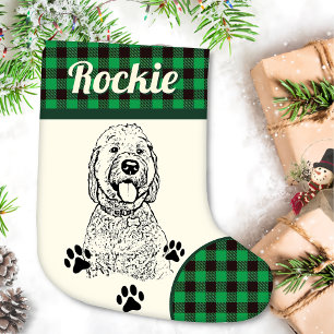Petite Chaussette De Noël Goldendoodle Chien Personnalisé