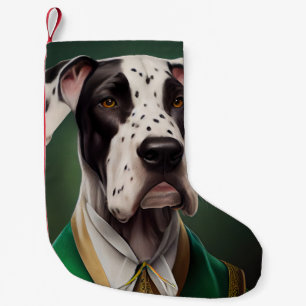 Petite Chaussette De Noël Grand chien Danse en tenue de la Saint Patrick