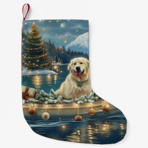 Petite Chaussette De Noël Grande Pyrénées Noël Festive Voyage