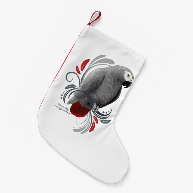 Petite Chaussette De Noël Gray africain (Devant (Accrochage))