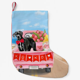 Petite Chaussette De Noël Great Dane Chien Valentine's Day Truck