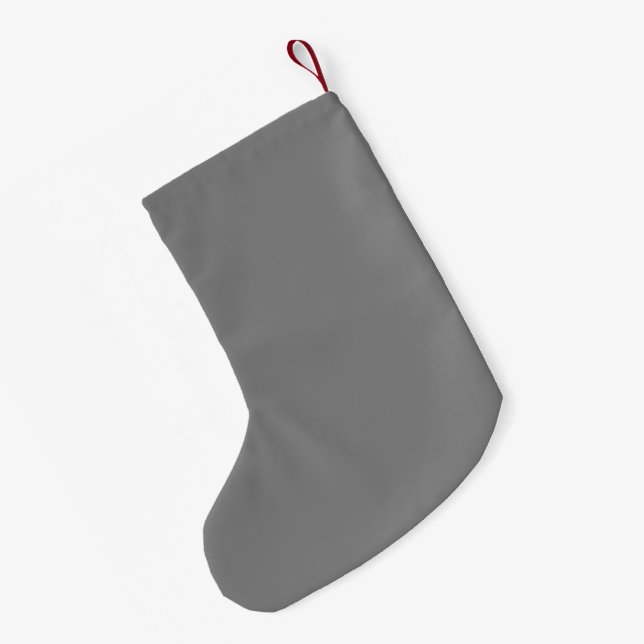 Petite Chaussette De Noël Gris (Dos (Accrochage))