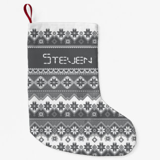 Petite Chaussette De Noël Gris nordique