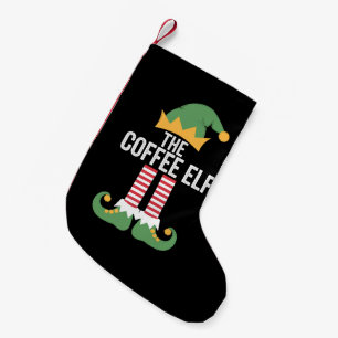 Petite Chaussette De Noël Groupe de jumelage famille elfe café Noël