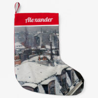 Gustave Caillebotte - Toits dans la neige