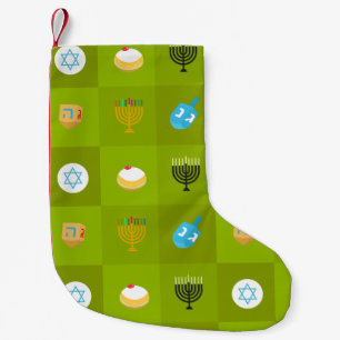 Petite Chaussette De Noël hanoukka verte