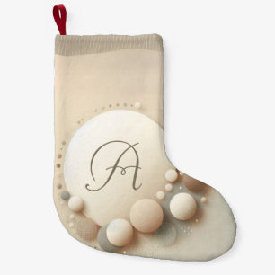 Petite Chaussette De Noël Harmonie monogramme de la sphère