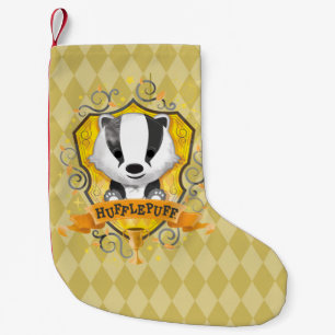 Petite Chaussette De Noël Harry Potter   Charme HUFFLEPUFF™ Crest