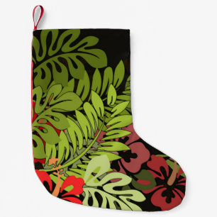 Petite Chaussette De Noël Hawaii Aloha Flower Art Print