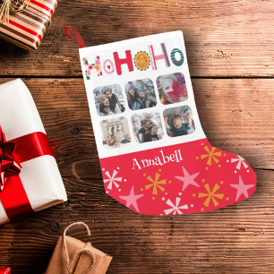 Petite Chaussette De Noël Ho Ho Ho Coloré 6 Photo Noël