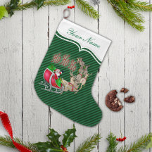 Ho Ho Ho Père Noël Sleigh Reindeer Personnalisé
