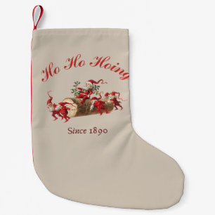 Petite Chaussette De Noël Ho Ho Hoing depuis 1890 gnomes vintages