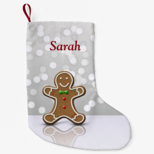 Petite Chaussette De Noël Homme Glamor en pain d'épice - Noël Stocker