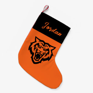 Petite Chaussette De Noël Idaho State University Bengals Spirit Design
