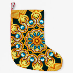 Petite Chaussette De Noël illustration cadre arrière - plan décoratif avec p
