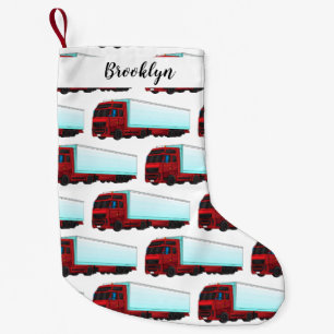 Petite Chaussette De Noël Illustration de camion roumain