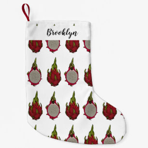 Petite Chaussette De Noël Illustration de dragon fruit